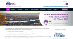 Desktop Screenshot of genca.org
